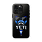 Bleu Yeti Logo Slim Tough Phone Case