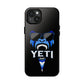 Bleu Yeti Logo Slim Tough Phone Case