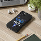 Bleu Yeti Logo Slim Tough Phone Case