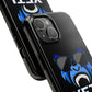 Bleu Yeti Logo Slim Tough Phone Case