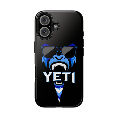 Bleu Yeti Logo Slim Tough Phone Case