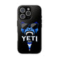 Bleu Yeti Logo Slim Tough Phone Case