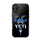Bleu Yeti Logo Slim Tough Phone Case