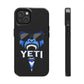 Bleu Yeti Logo Slim Tough Phone Case