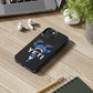 Bleu Yeti Logo Slim Tough Phone Case