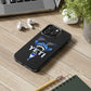 Bleu Yeti Logo Slim Tough Phone Case