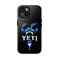 Bleu Yeti Logo Slim Tough Phone Case
